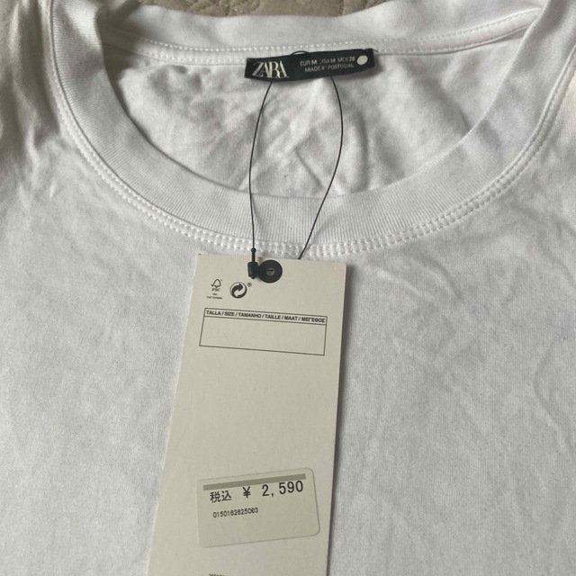 ZARA(ザラ)の新品ZARA‼︎肩パッド付きTシャツ レディースのトップス(Tシャツ(半袖/袖なし))の商品写真