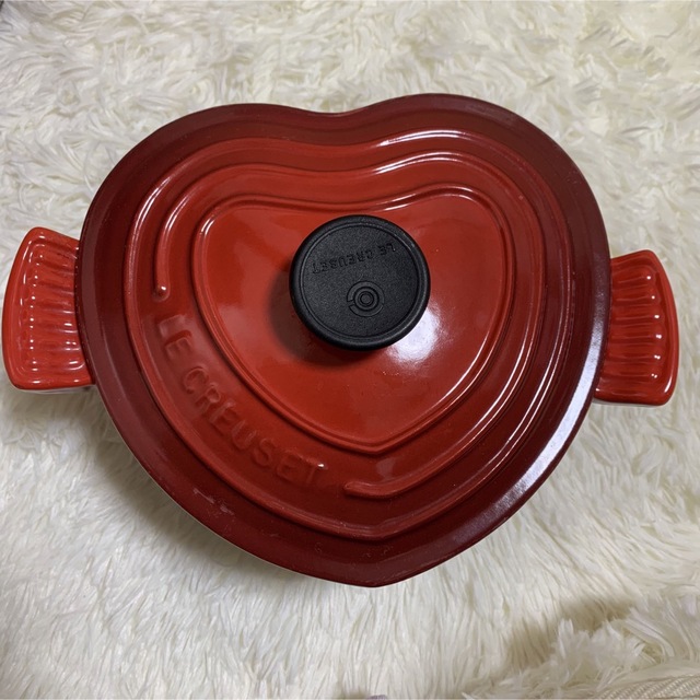 LE CREUSET - LE CREUSET◇ココット・ダムール/ハート型/チェリー