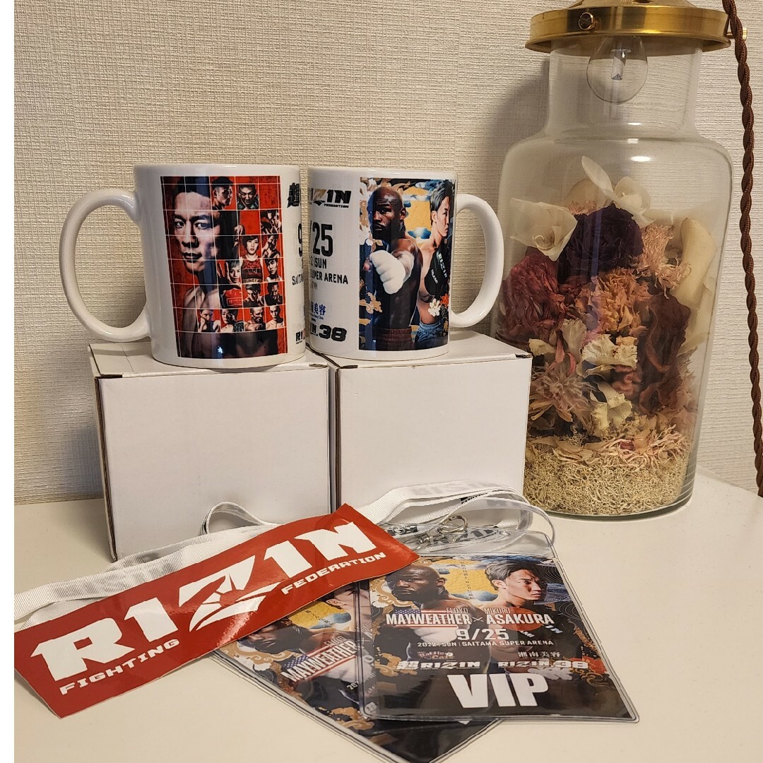 【新品未使用】【非売品】RIZIN メイウェザーvs 朝倉未来