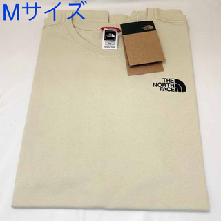 ザノースフェイス(THE NORTH FACE)の新品 ノースフェイス 半袖Tシャツ NF0A2ZXE3X41 ベージュ Mサイズ(Tシャツ/カットソー(半袖/袖なし))