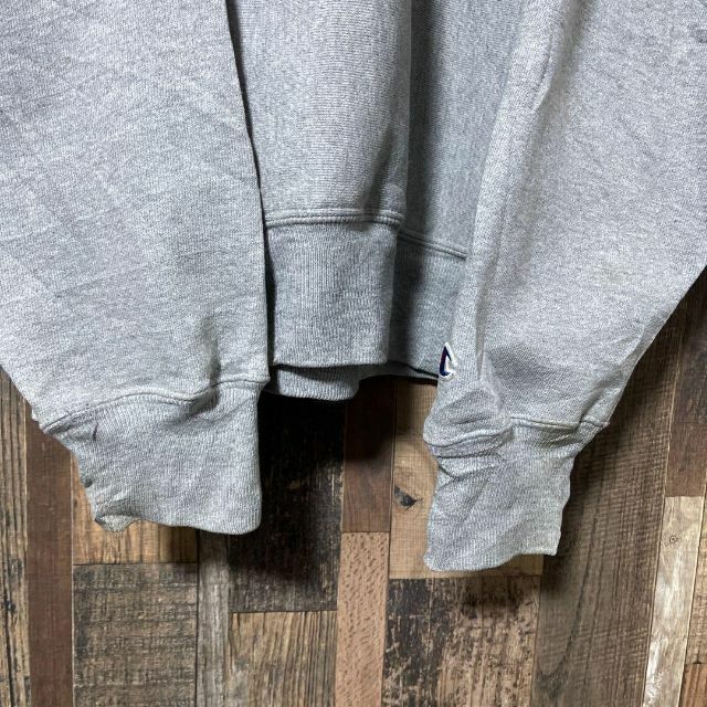 Champion - チャンピオン メンズ パーカー S プリント グレー 極太