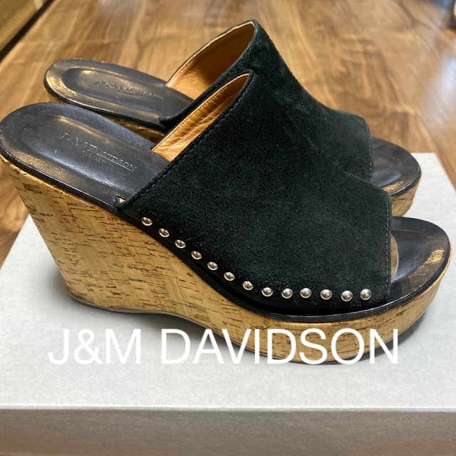 J&M DAVIDSON ウェッジソールサンダル　サイズ38