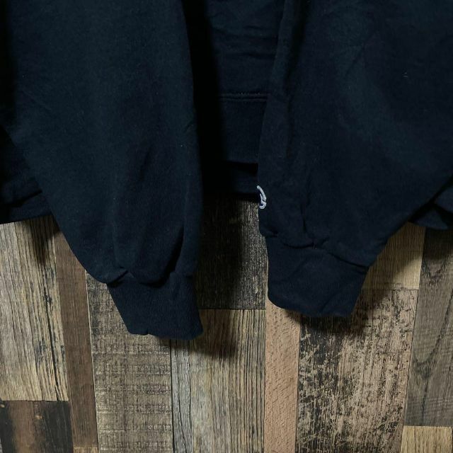 Champion - チャンピオン メンズ パーカー プリント XL ブラック 極太