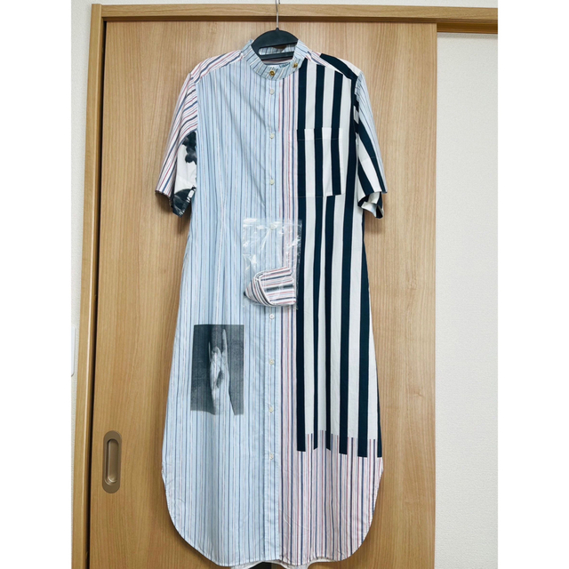 極美品 Paul Smith ストライプ シャツワンピース Lサイズ 三浦春馬