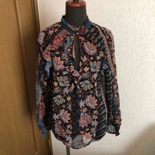 ザラ(ZARA)の美品！ZARA☆シアートップス(シャツ/ブラウス(長袖/七分))