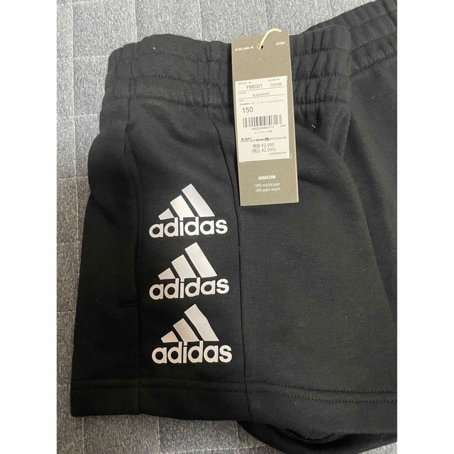 adidas(アディダス)のkids 150 ハーフパンツ キッズ/ベビー/マタニティのキッズ服女の子用(90cm~)(パンツ/スパッツ)の商品写真