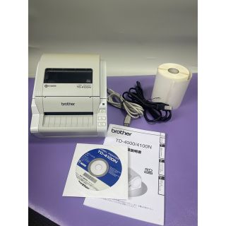 ブラザー(brother)のBrother 感熱プリンター TD-4100N ラベルプリンター(PC周辺機器)