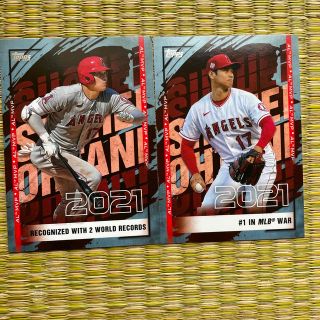 メジャーリーグベースボール(MLB)のtopps MLB p大谷翔平mvp12   DH大谷翔平mvp13(スポーツ選手)