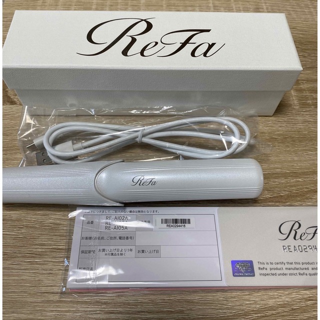 ReFa(リファ)の【美品】ReFa ビューテック フィンガーアイロン RE-AI02A スマホ/家電/カメラの美容/健康(ヘアアイロン)の商品写真