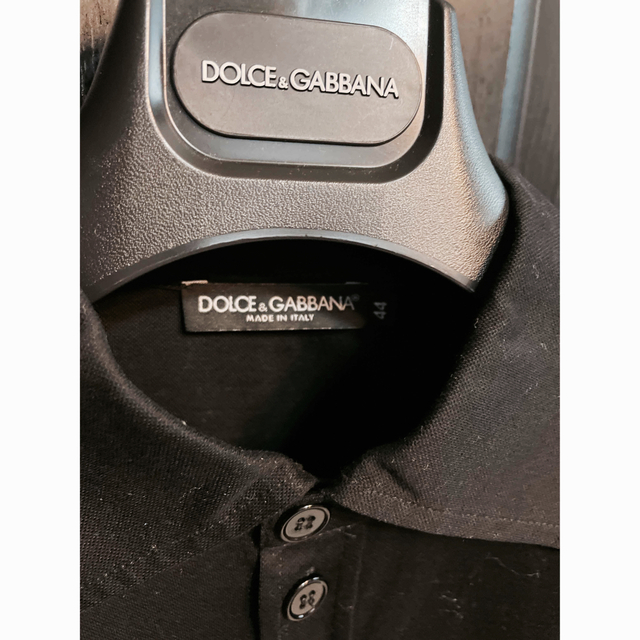 DOLCE&GABBANA(ドルチェアンドガッバーナ)のドルチェ＆ガッバーナD&Gシャツ半袖44Sブラック黒ストレッチTロゴ6ミリタリー メンズのトップス(Tシャツ/カットソー(半袖/袖なし))の商品写真