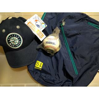 メジャーリーグベースボール(MLB)のマリナーズ　イチローグッズ(キャップ)