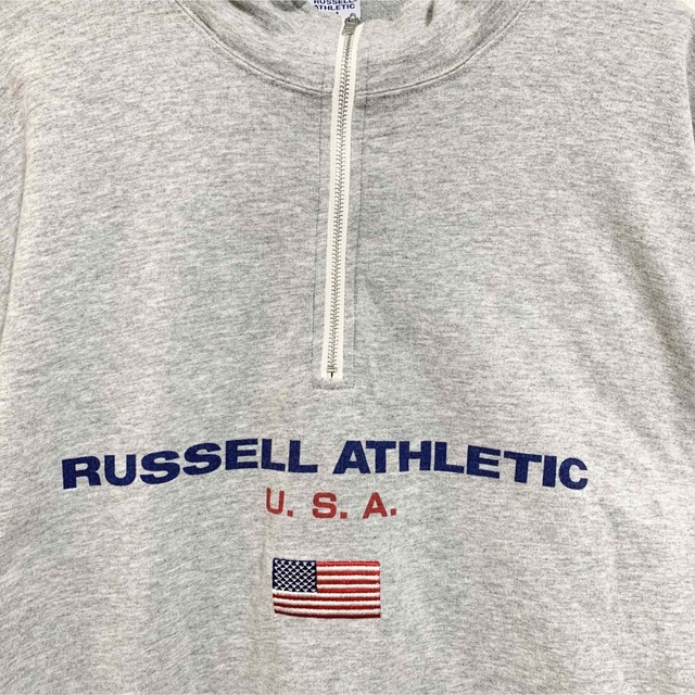 80's90's RUSSELL ATHLETIC ハーフジップ