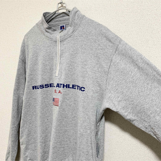 80's90's RUSSELL ATHLETIC ハーフジップ