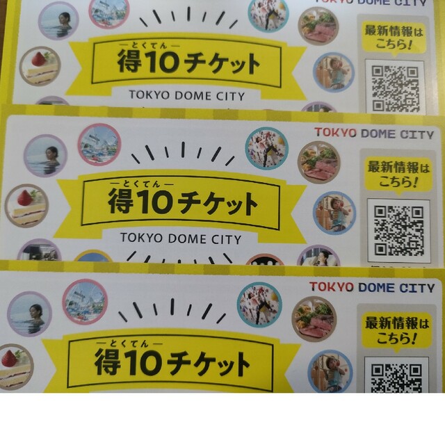 クラシック 東京ドーム 得10チケット3冊 遊園地 | www.mkc.mk