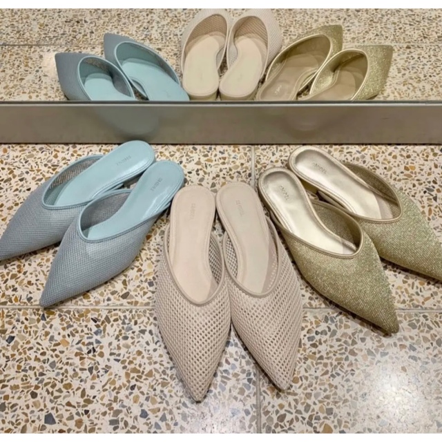SNIDEL(スナイデル)のsnidel メッシュサボ レディースの靴/シューズ(ハイヒール/パンプス)の商品写真