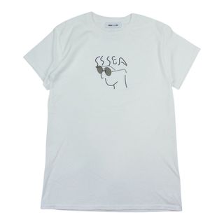 ウィンダンシー(WIND AND SEA)のWIND AND SEA ウィンダンシー × Zoff ゾフ WDS-Zoff-Tee-01 ロゴ アイウェアプリント 半袖 Tシャツ ホワイト系 S【美品】【中古】(シャツ)