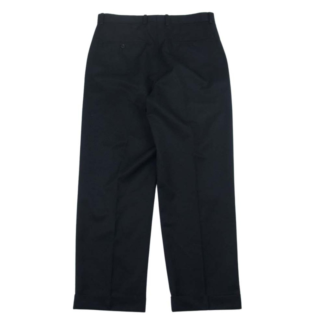 WACKO MARIA ワコマリア 22AW 22FW-WMP-TR28 PLEATED TROUSERS トラウザーズ スラックス ダブル ブラック系 M【新古品】【未使用】