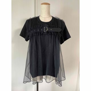 ノワールケイニノミヤ(noir kei ninomiya)の⭐︎noir kei ninomiya⭐︎チュール付半袖カットソー(カットソー(半袖/袖なし))