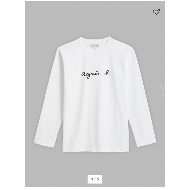 agnes b.(アニエスベー)のS137 TS ロゴTシャツ レディースのトップス(Tシャツ(長袖/七分))の商品写真