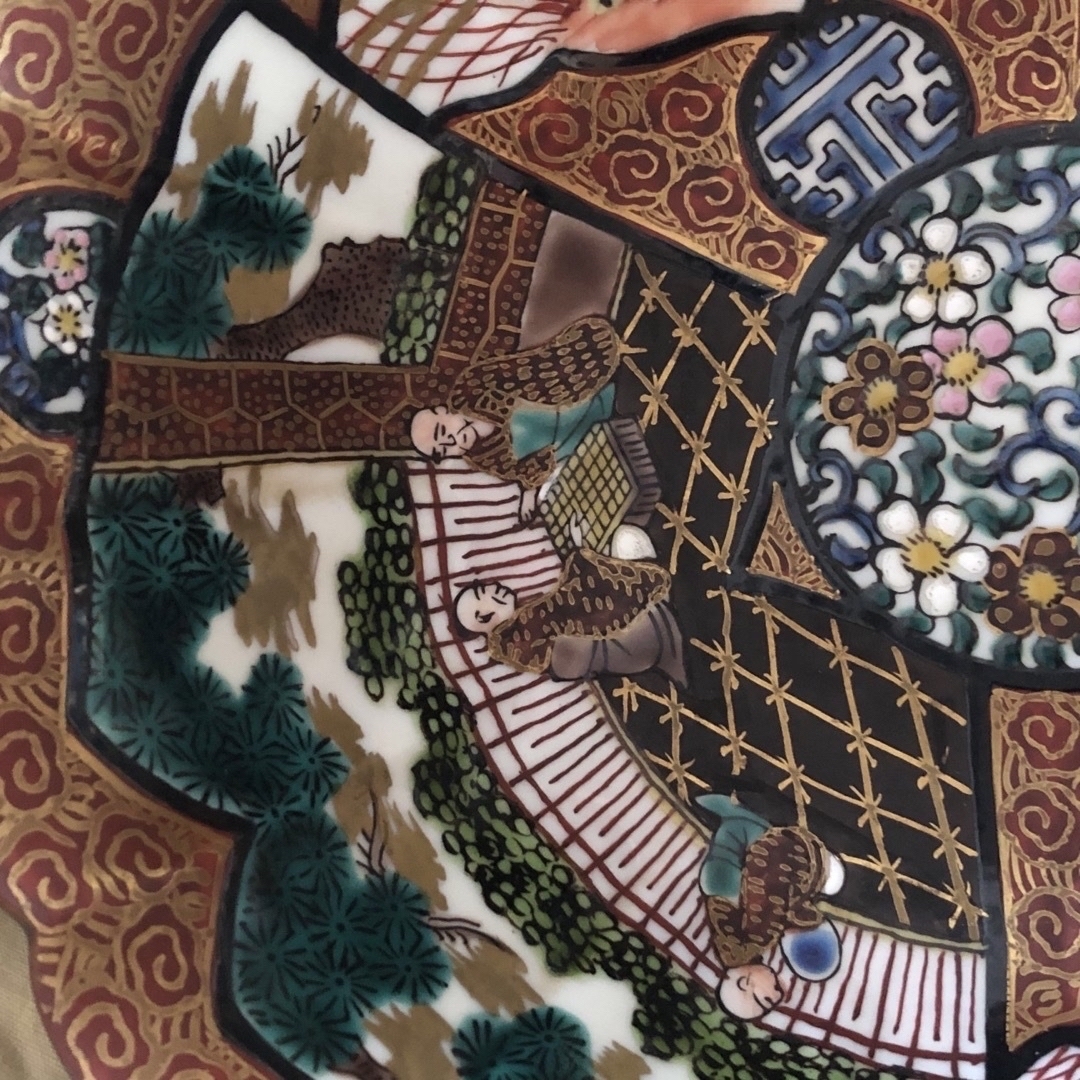九谷青窯 - 古九谷 九谷焼 金襴手 鉢 九谷庄三 本物 豪華 極美品 骨董