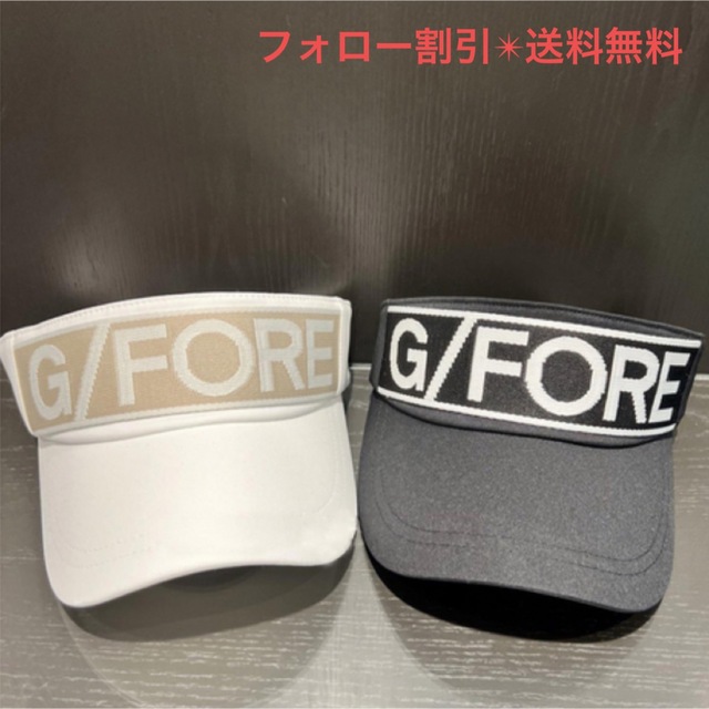 G/FORE ロゴサンバイザー レディース　gforeゴルフ