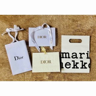 ディオール　Dior マリメッコ　marimekko  紙袋セット(ショップ袋)