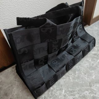 Supreme - 新品 Supreme Woven Large Tote Black シュプリームの