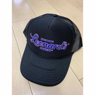 レナーズベーカリー　メッシュキャップ Leonard’s bakery 新品 黒(キャップ)