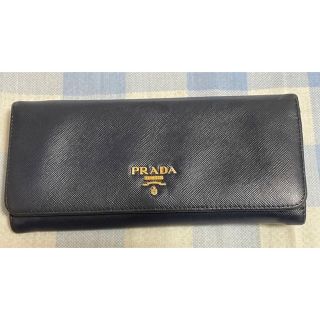 プラダ(PRADA)のPRADA ブルー 長財布 お買い得(長財布)