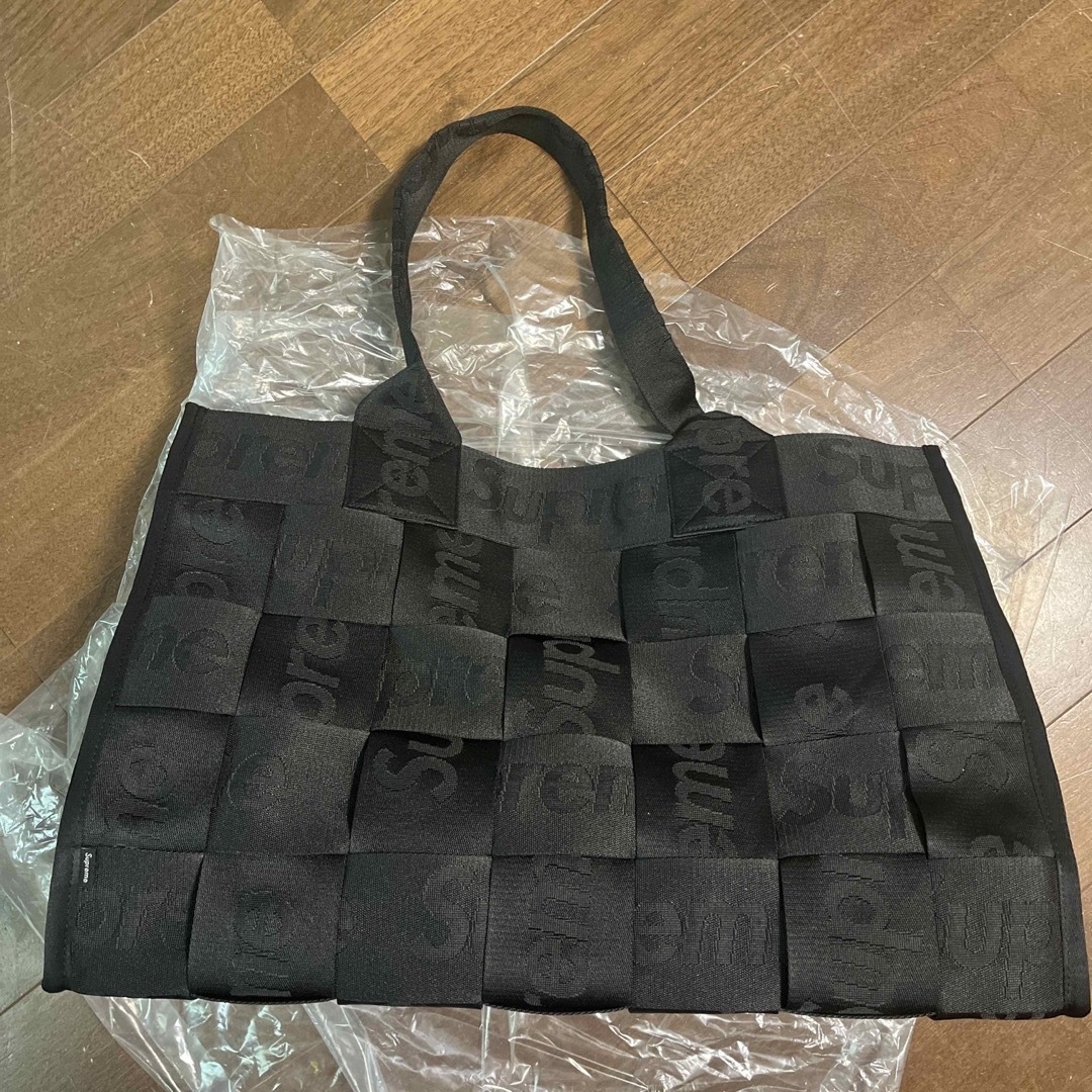 Supreme Woven Large Tote "Black"