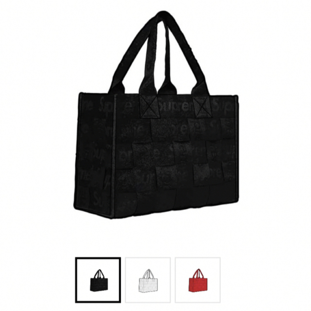 Supreme(シュプリーム)のSupreme Woven Large Tote "Black" メンズのバッグ(トートバッグ)の商品写真