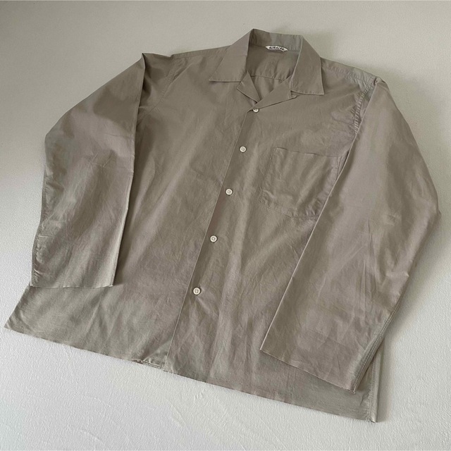 AURALEE   SELVEDGE WEATHER CLOTH SHIRTS 2