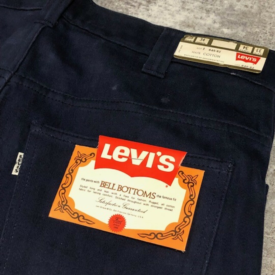 Levi's - Levi's 60s 70s w33 DEADSTOCK フレアパンツ BigEの通販 by