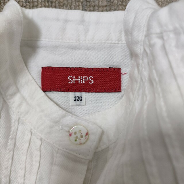 SHIPS(シップス)のSHIPSキッズシャツ120 キッズ/ベビー/マタニティのキッズ服女の子用(90cm~)(ブラウス)の商品写真