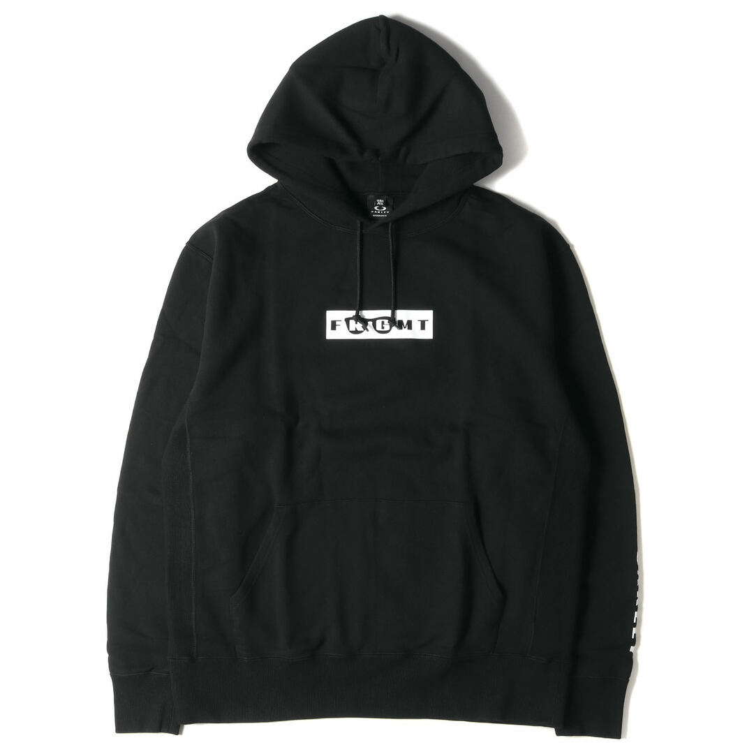 OAKLEY オークリー パーカー サイズ:L 23SS fragment design フラグメント コラボ ボックスロゴ スウェット HOODIE BOX LOGO ブラック 黒 トップス フーディー 【メンズ】