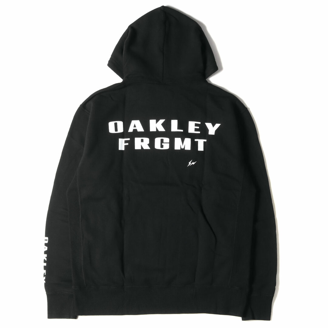 OAKLEY オークリー パーカー サイズ:L 23SS fragment design フラグメント コラボ ボックスロゴ スウェット HOODIE BOX LOGO ブラック 黒 トップス フーディー 【メンズ】 1