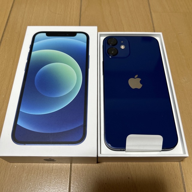 アップル iPhone12 mini 128GB ブルー SIMフリー - スマートフォン本体