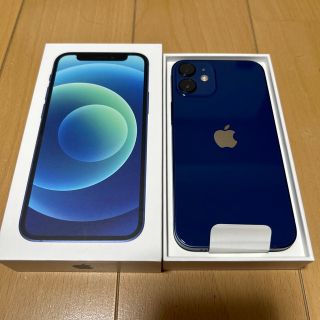 アイフォーン(iPhone)のアップル iPhone12 mini 128GB ブルー SIMフリー(スマートフォン本体)