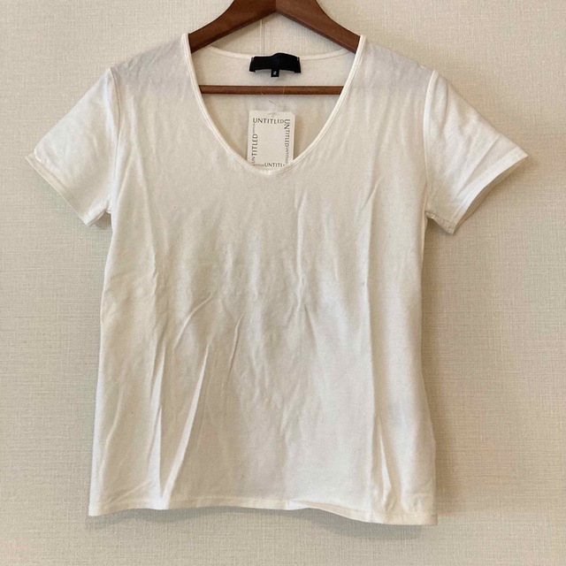 UNTITLED(アンタイトル)の新品•未使用　アンタイトル　半袖Tシャツ　タグ付き レディースのトップス(Tシャツ(半袖/袖なし))の商品写真
