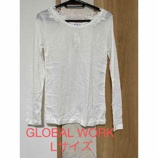 グローバルワーク(GLOBAL WORK)のGLOBAL WORK シアバターバックレース/LS(Tシャツ(長袖/七分))