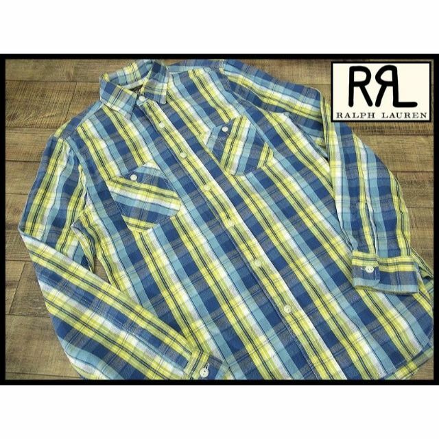 RRL - 美品 RRL ダブルアールエル ビンテージ 加工 チェック