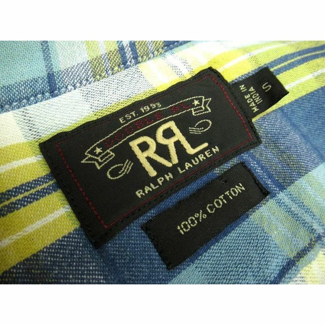 RRL - 美品 RRL ダブルアールエル ビンテージ 加工 チェック