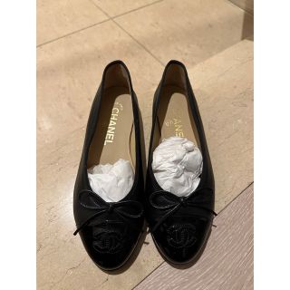 シャネル(CHANEL)のCHANEL ココマークフラットシューズ(バレエシューズ)