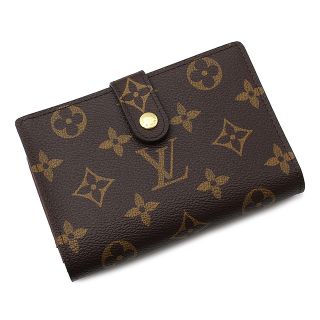 ルイヴィトン(LOUIS VUITTON)のルイ ヴィトン ポルト モネ ビエ ヴィエノワ がま口 二つ折り財布 モノグラム ブラウン 茶 M61663 箱付 LOUIS VUITTON（未使用　展示品）(財布)