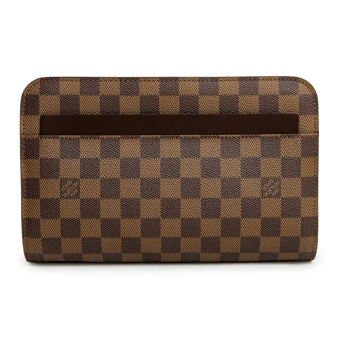 ルイ ヴィトン サンルイ セカンドバッグ クラッチ ダミエ レザー ブラウン 茶 N51993 LOUIS VUITTON（未使用　展示品）