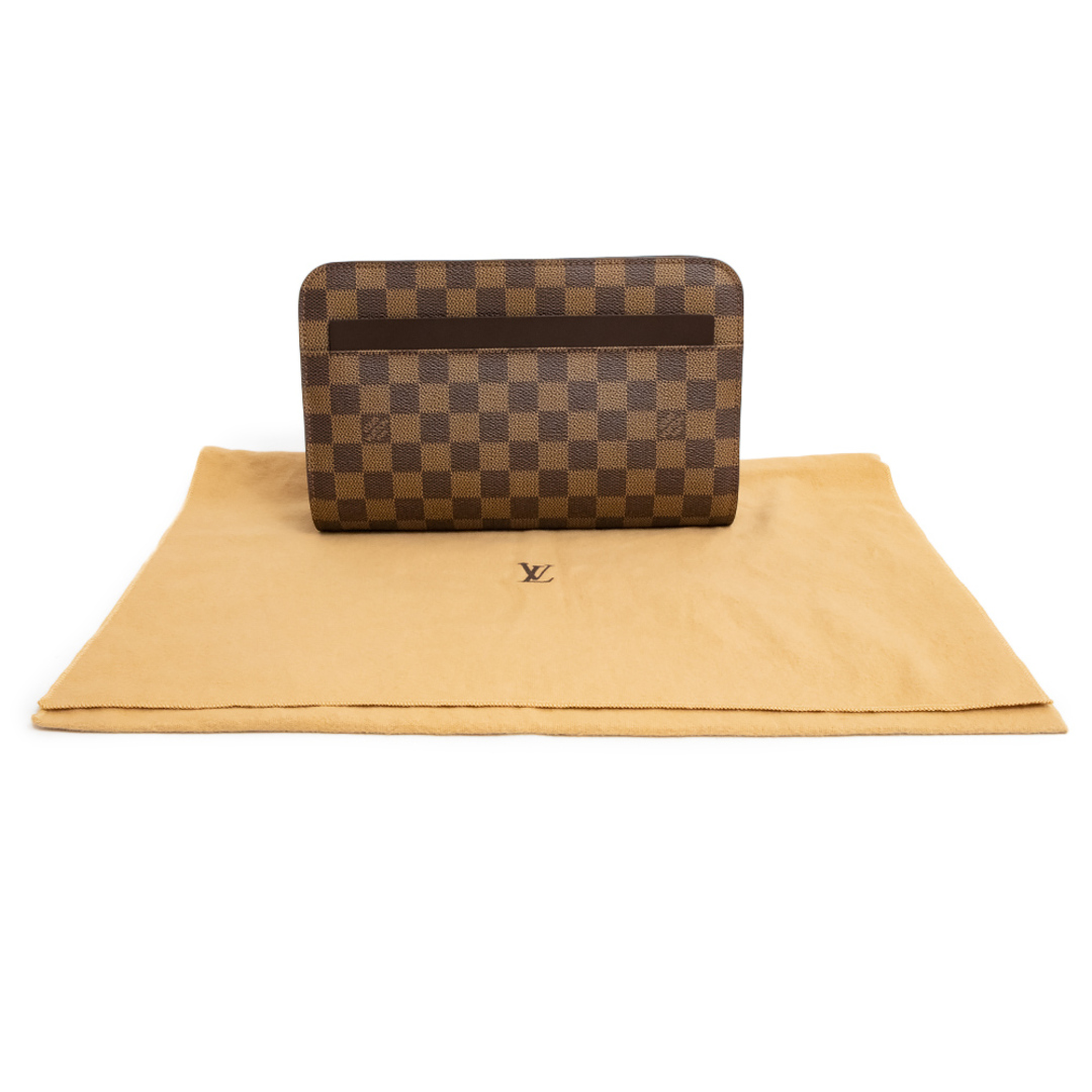 ルイ ヴィトン サンルイ セカンドバッグ クラッチ ダミエ レザー ブラウン 茶 N51993 LOUIS VUITTON（未使用　展示品）