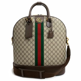 グッチ(Gucci)のグッチ オフィディア スモール ボーリング トート 2way ショルダー ハンドバッグ 斜め掛け GGスプリームキャンバス  レザー ベージュ ブラウン 茶 724654 GUCCI（新品・未使用品）(ハンドバッグ)