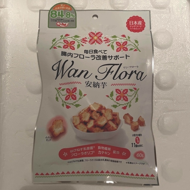 ワン・フローラ(wan Flora) 安納芋　ドッグフード　　６０ｇ その他のペット用品(ペットフード)の商品写真