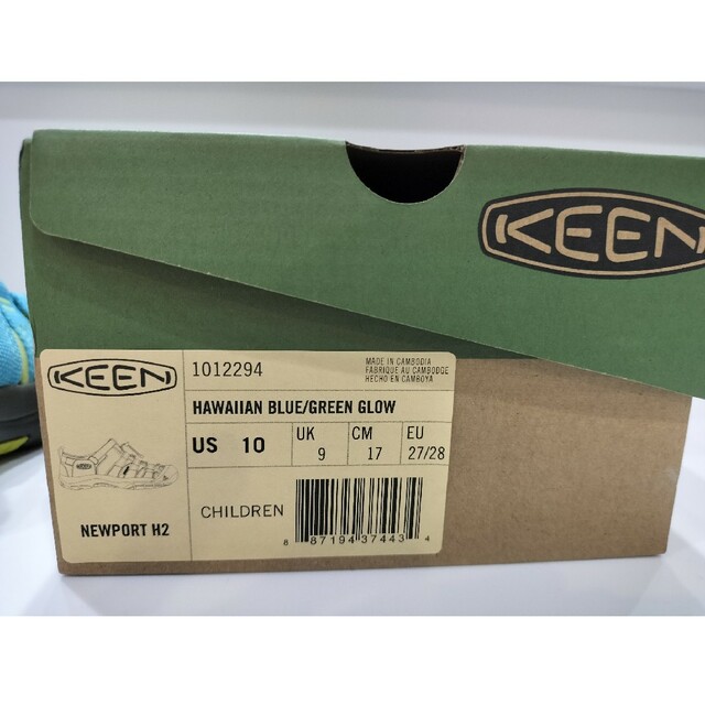 KEEN(キーン)のKEEN　サンダル　キッズ　１７cm　NEW PORT キッズ/ベビー/マタニティのキッズ靴/シューズ(15cm~)(サンダル)の商品写真