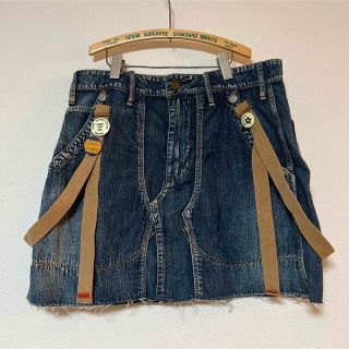 デニムダンガリー(DENIM DUNGAREE)の♡新品未使用♡デニム＆ダンガリー／スカート／160センチ(スカート)